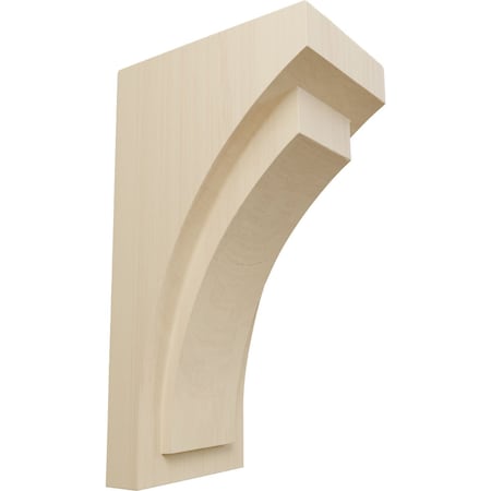 5 1/2W X 7 3/4D X 14H Jumbo Felix Wood Corbel, Rubberwood